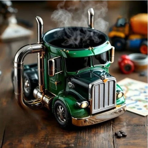 🚛Ręcznie robione kubki do kawy w kształcie ciężarówki