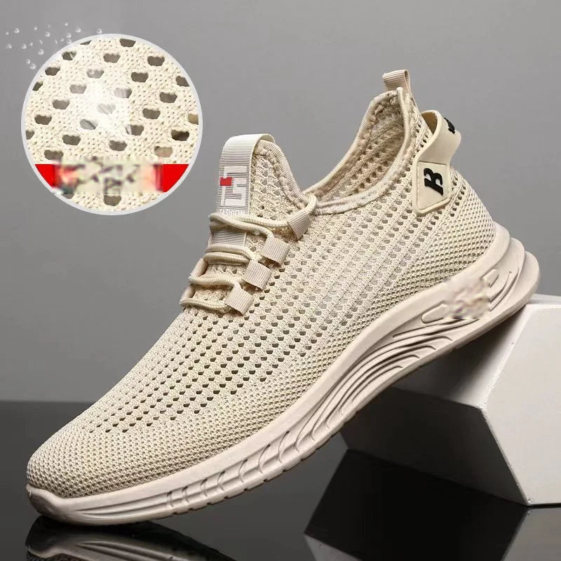 Męskie Sneakersy Sportowe Oddychające Siatkowe Ultra Lekkie Buty Na Bieganie i Codzienne Użytkowanie