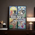 50% zniżki🎄🎨 100 kolorowanek QUEST według numerów