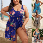💗💗【XL-5XL】2026 nowe seksowne bikini bez pleców z nadrukiem plus size