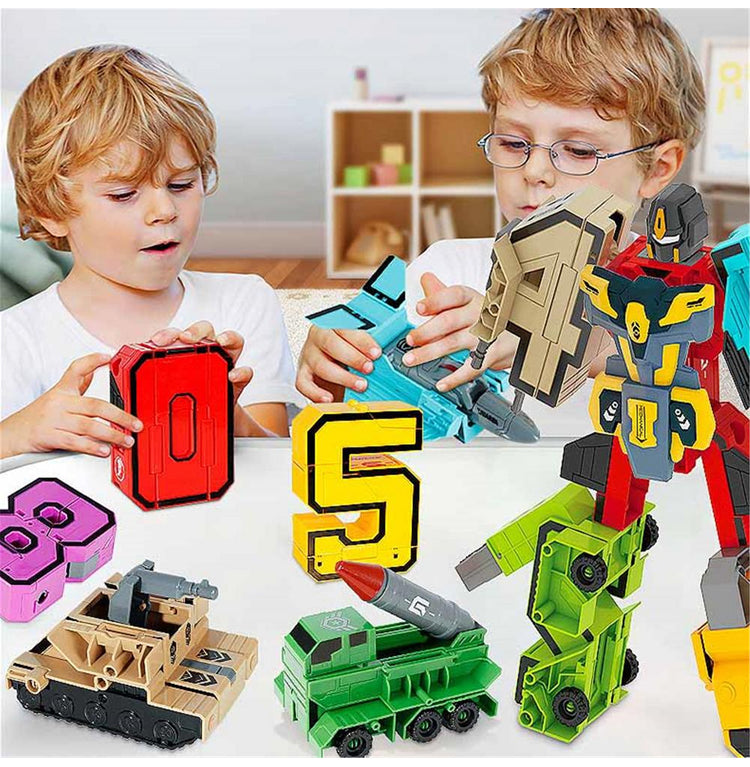 🔥【Bestseller】🧒Cyfrowa transformująca zabawka robot dla dzieci