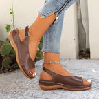 👡 Sandały rzymskie z najwyższej jakości skóry bydlęcej – gruba, anatomiczna podeszwa, szybkie zapięcie na rzep i duże rozmiary 36-43! ☀️✨