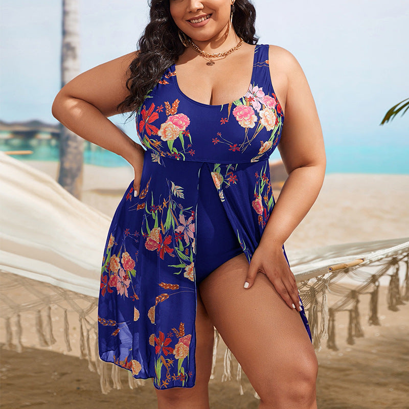💗💗【XL-5XL】2026 nowe seksowne bikini bez pleców z nadrukiem plus size