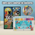 50% zniżki🎄🎨 100 kolorowanek QUEST według numerów