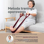 🦵🔥【Kup 1, a 1 dostaniesz gratis】🔥Gumowa taśma oporowa do budowania mięśni i rozciągania nóg, elastyczna taśma gumowa dla osób w średnim i starszym wieku.