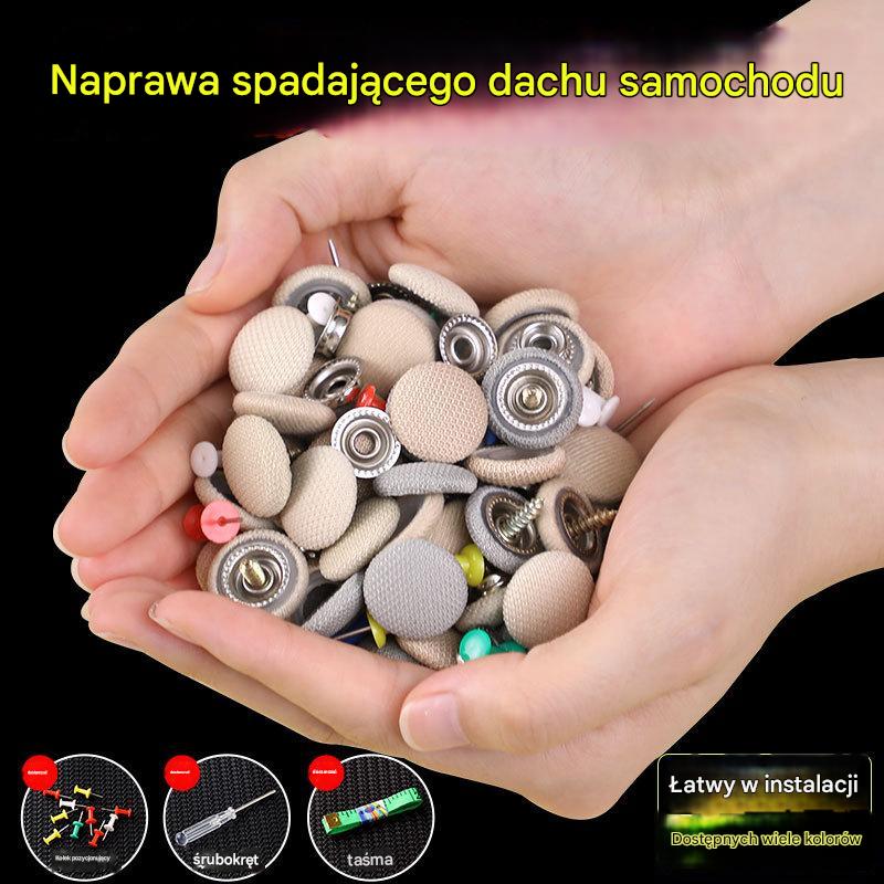 🔥【30% OFF】Pokrycie dachu samochodu odpada. Napraw klamrę mocującą gwoździe. Modyfikacja i renowacja wnętrza samochodu pod brodą bez demontażu (zestaw narzędzi montażowych + śrubokręt + ręcznik w zestawie)